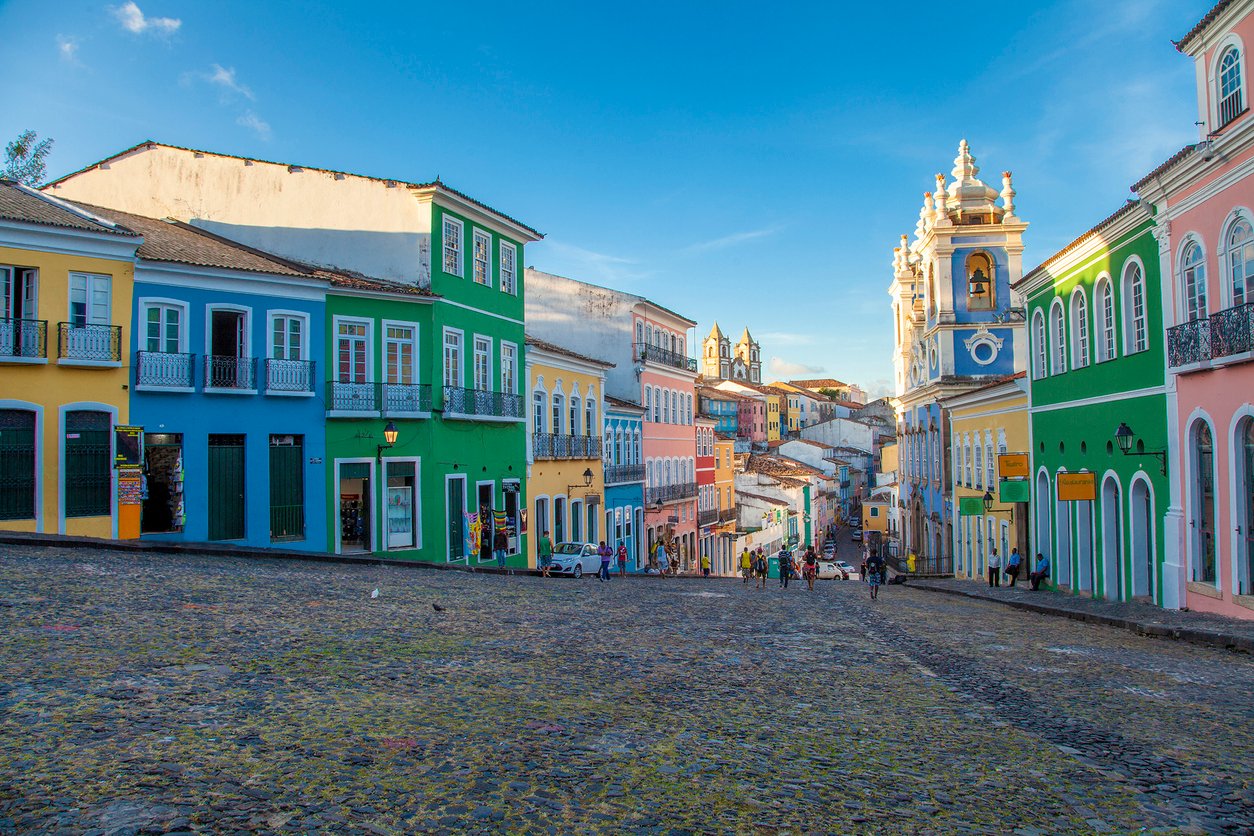 Pelourinho, in Salvador, capital of the State of Bahia